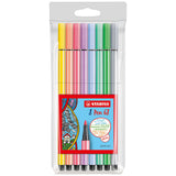 Stylo Stabilo 68 étui 8 pièces