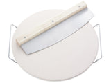 Leifheit 3159 Pizza Stone around with knife