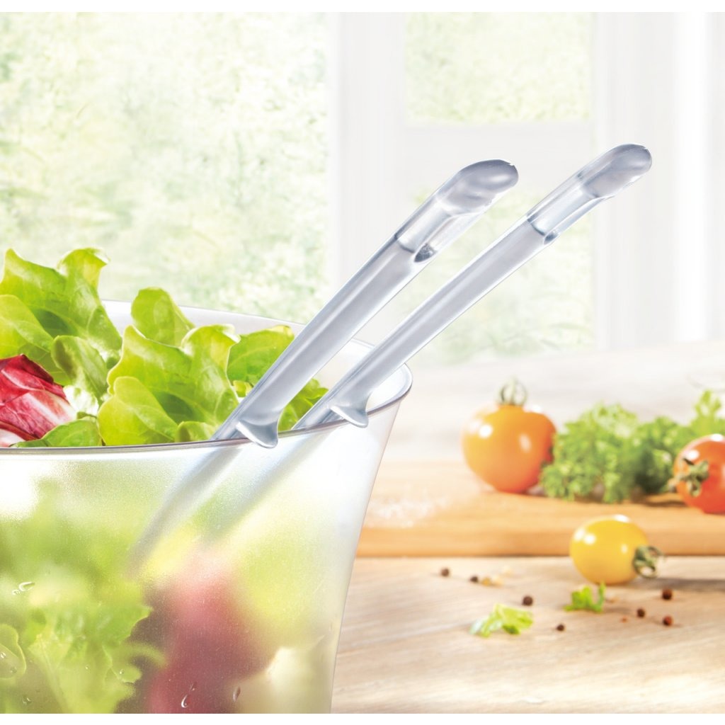 Leifheit 3196 couverts à salade transparents 2 pièces