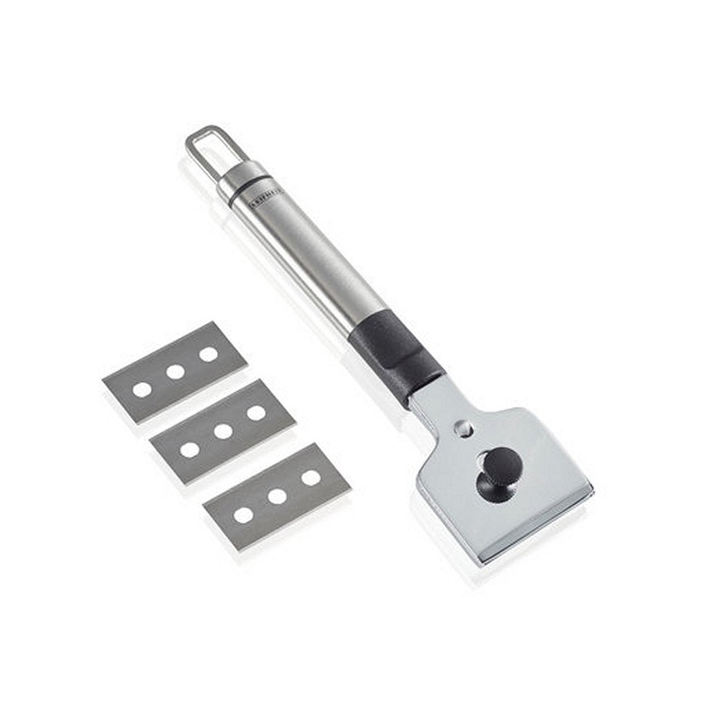 Grattoir Leifheit 3252 pour la plaque de cuisson en céramique en acier inoxydable