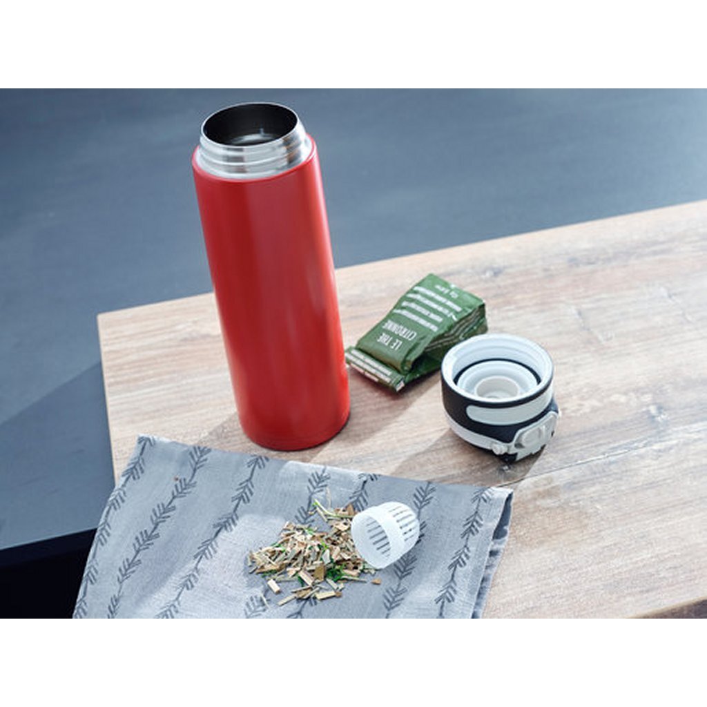 Leifheit 3273 tasse isotherme rabattable 600 ml rouge