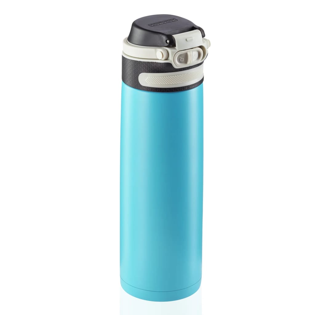 Leifheit Thermosfless Flip 600 ml de bleu d'eau