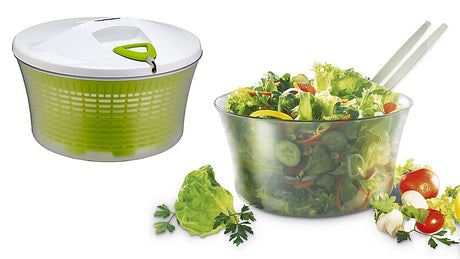 Essoreuse à salade Leifheit Comfortline - vert blanc
