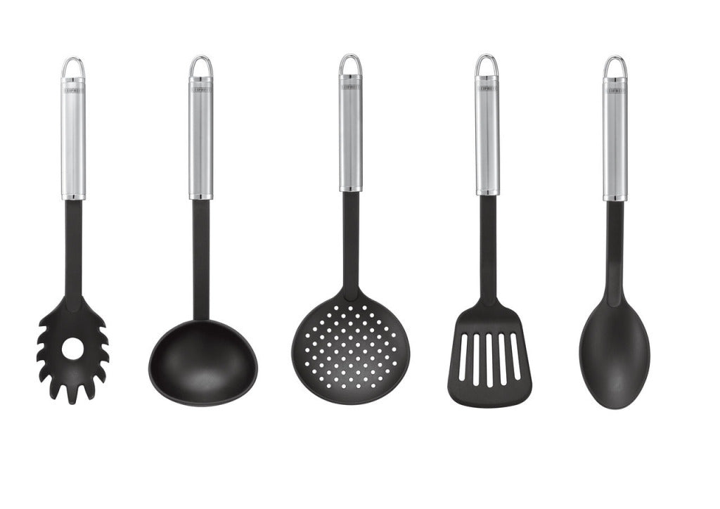 Leifheit sterling cuillère à légumes cuillère de service nylon - acier inoxydable - noir