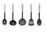 Leifheit sterling cuillère à légumes cuillère de service nylon - acier inoxydable - noir