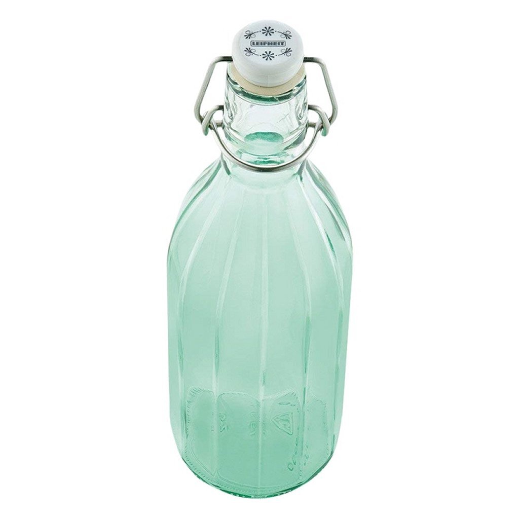 Leifheit Leifheit 36322 Bouteille de facette en verre 0,5 L Green transparent