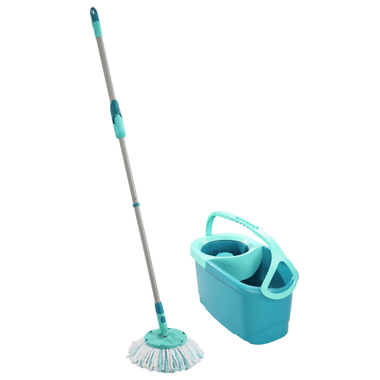 Leifheit 52101 Clean Twist Disc Mop ergo set bleu