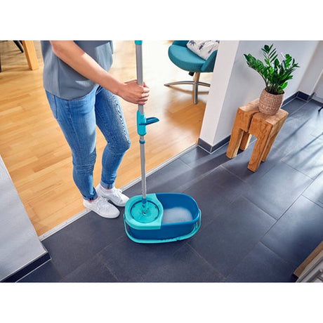 Leifheit 52101 Clean Twist Disc Mop ergo set bleu