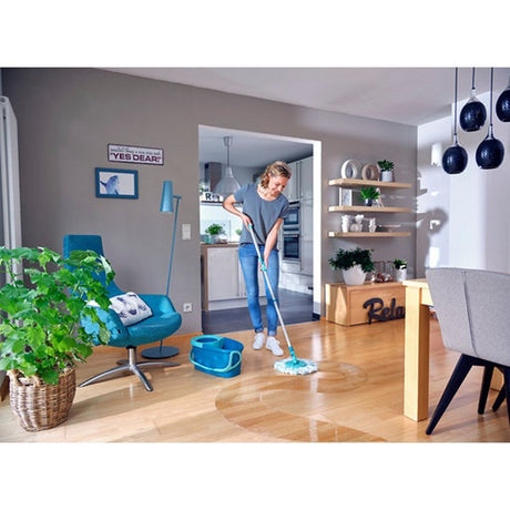 Leifheit 52101 Clean Twist Disc Mop ergo set bleu
