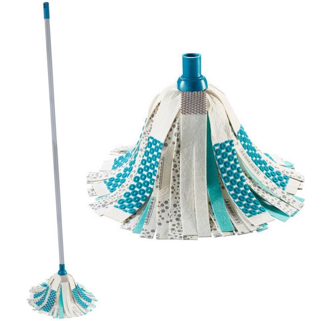 Leifheit 52119 serpillère électrique 3en1 turquoise gris blanc