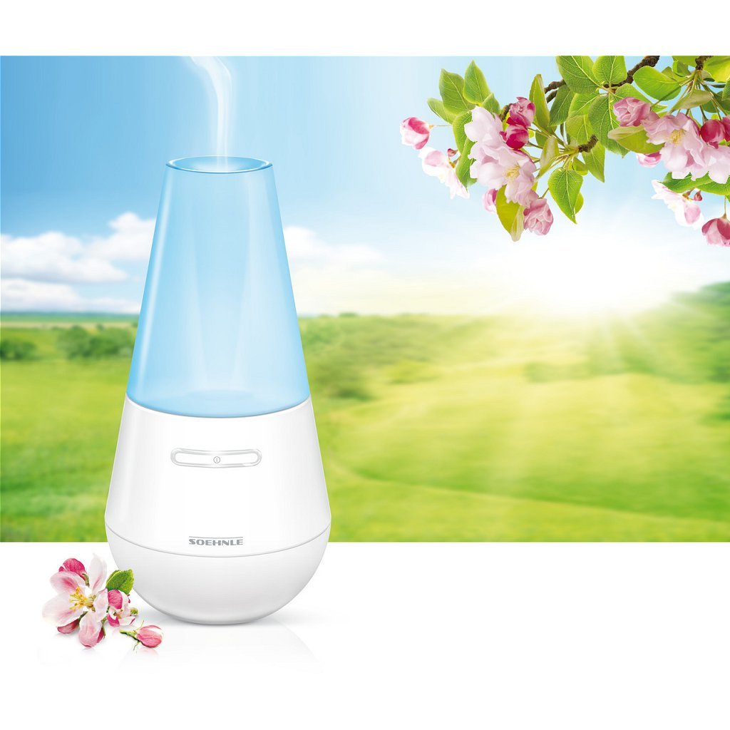 Soehnle 68025 Diffuseur d'arômes Valencia avec lampe LED bleue blanche