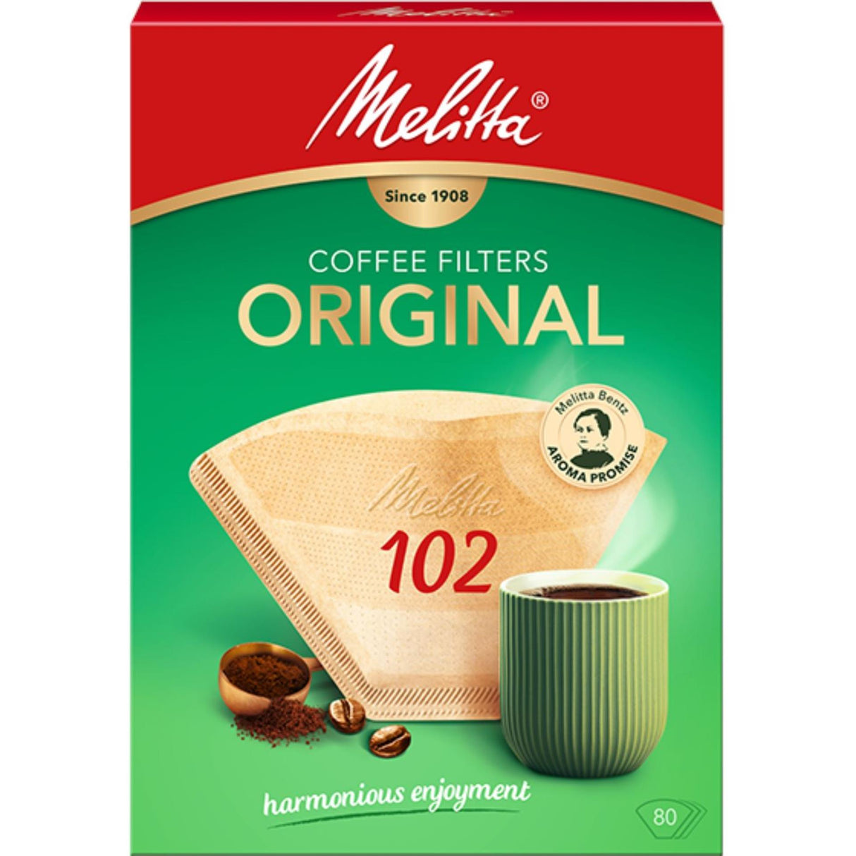 Litta me filtres à café 102 80 pièces marron | 6 pièces