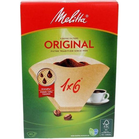 Filtres à café Melitta 1x6 40 pièces