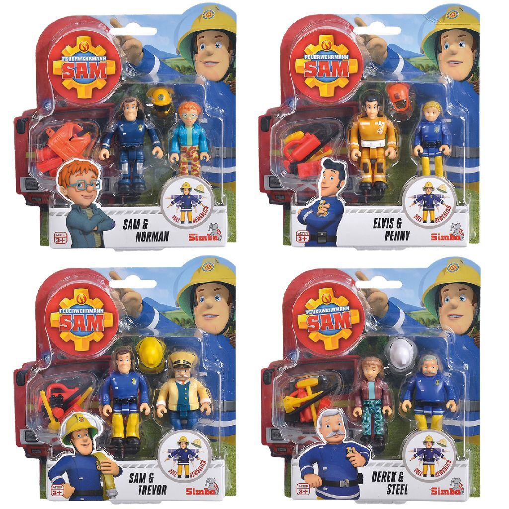 Simba Fireman Sam 2 Figurer + tilbehør