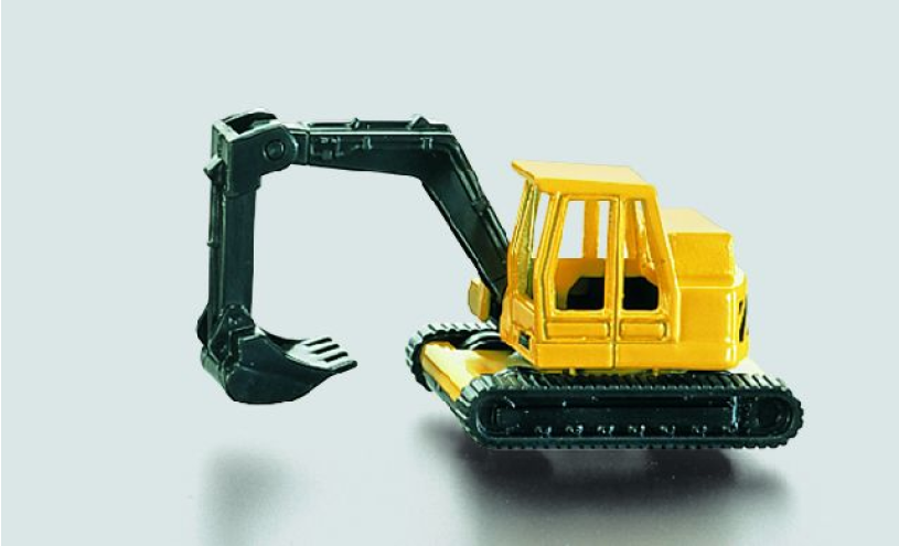 Siku 0801 pelle 68x32x47mm jaune noir