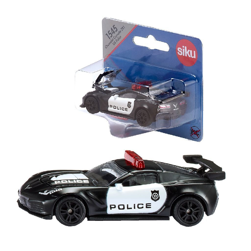 Siku 1545 Chevrolet Corvett ZR1 Police