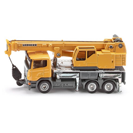 Siku 1859, camion-grue télescopique Liebherr, échelle 1:87, métal plastique