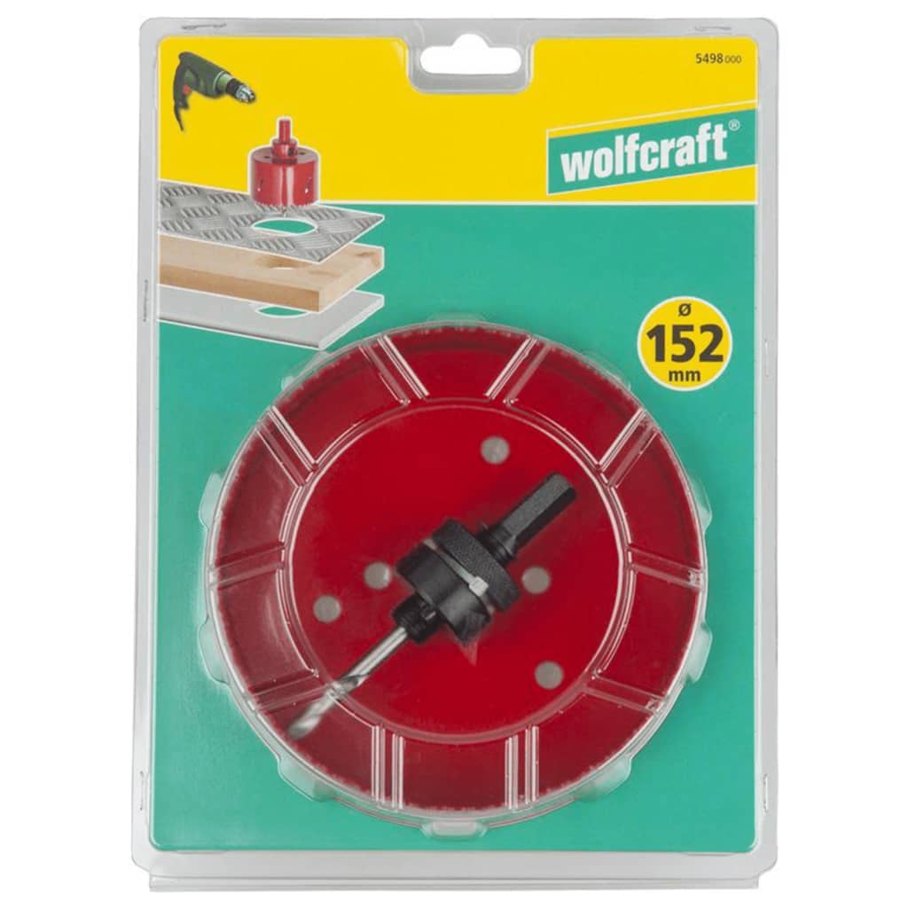 Wolfcrafs Weatcraft Lach huet 152 mm Bimetaal Rot 5498000 gesinn