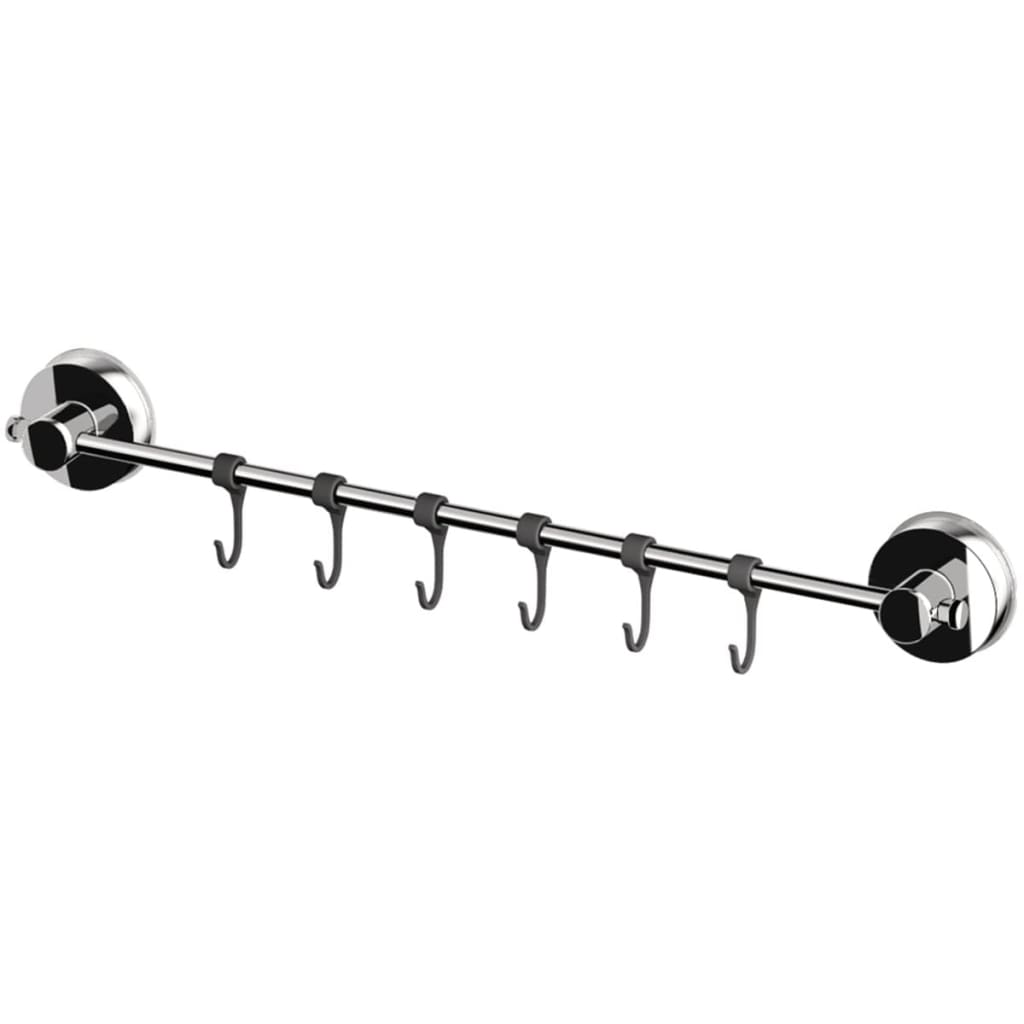 Ridder Ridder Towel Rod avec crochets 55.5x6.5x4,6 cm Chrome 12120100