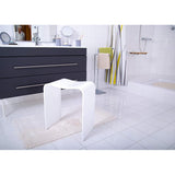 Tabouret de salle de bain ridder blanc à la mode