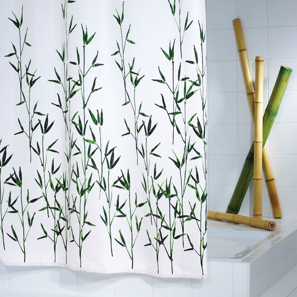 Rideau de douche ridder bambus 180x200 cm