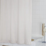 Rideau de douche ridder satin blanc 180x200 cm