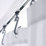 Rail de douche d'angle de ridder avec crochets Universal Chrome 52500