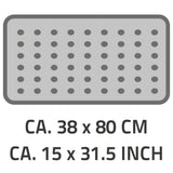 Ridder Bath Mat Anti-Slip Playa 80x38 cm Black 68310