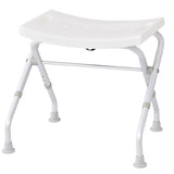 Tabouret de salle de bain Ridder Collpable 110 kg blanc A0050301