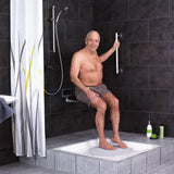 Ridder salle de bain poignée premium 60 cm en aluminium argenté couleur