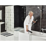 Ridder Ridder Salle de salle de bain Handle Premium 60 cm en aluminium argenté coloré