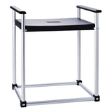 Ridder Ridder Salle de bain tabouret xxl pu aluminium noir