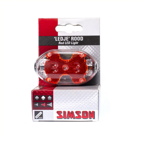 Rouge à LED Simson rouge