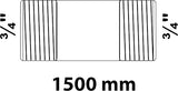 Raccord de tuyau Kirchhoff en fer forgé, galvanisé, 3 4 x 1500 mm, (23) - 989824255