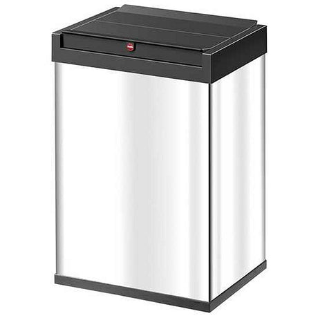 Hailo poubelle 0840-111 argent big-box swing l