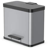 Hailo Hailo Pedal Bin Oko plus størrelse L 3x9 L Silver 0633-220