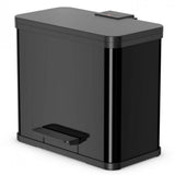 Hailo öko trio plus poubelle - 3 x 9l - noir