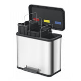 Hailo öko trio plus poubelle - 3 x 9l - noir