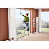 HAILO HAILO 8040-415 L80 Escalier ménage en aluminium Comfortline Aluminium 4 étapes