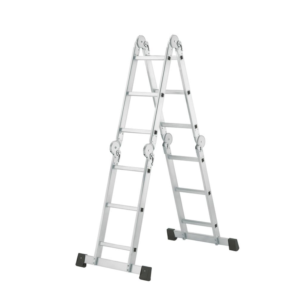 Hailo 7412-037 M60 Universal Aluminium Ladder 4x3M