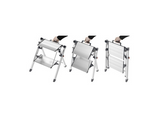 Hailo hailo 4310-100 mk80 comfortline aluminum 2 folding steps