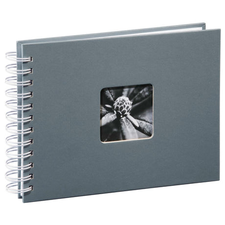 Hama album à spirale fine art 24 x 17 cm 50 pages blanches gris