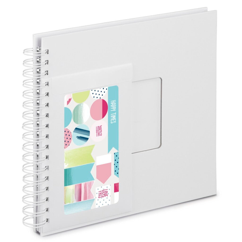 Set créatif Hama album de scrapbooking 50 pages blanches #039;s blanc
