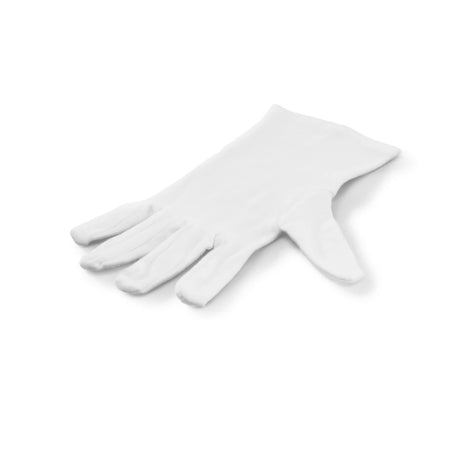 Hama gants en coton taille m 1 paire blanc