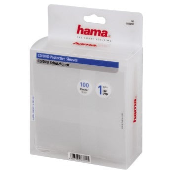 HAMA CD DVD -tilfeller 100 Pak Transparent