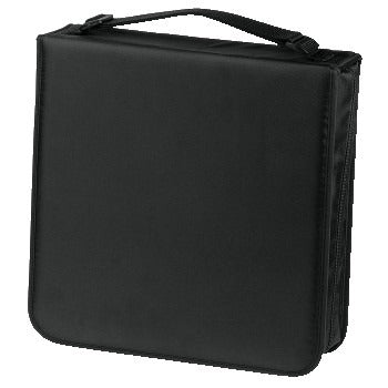 Hama cd wallet nylon 208 zwart