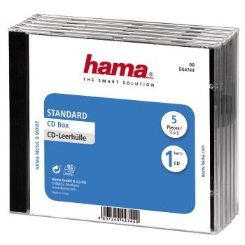 Boîte de CD Hama, paquet de 5, scellée