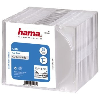 Hama cd tal box transparentna 25pak