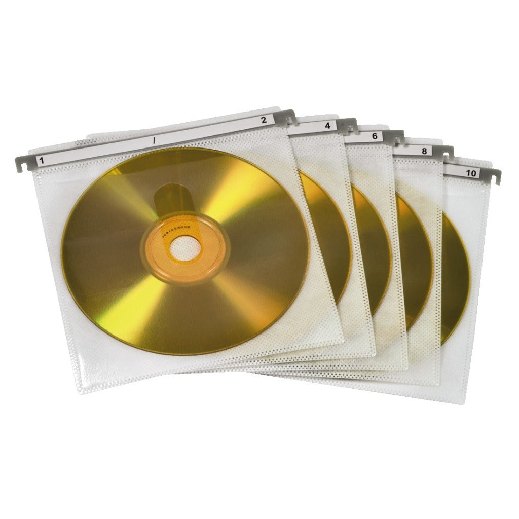 Pochette CD DVD Hama 50p. blanc