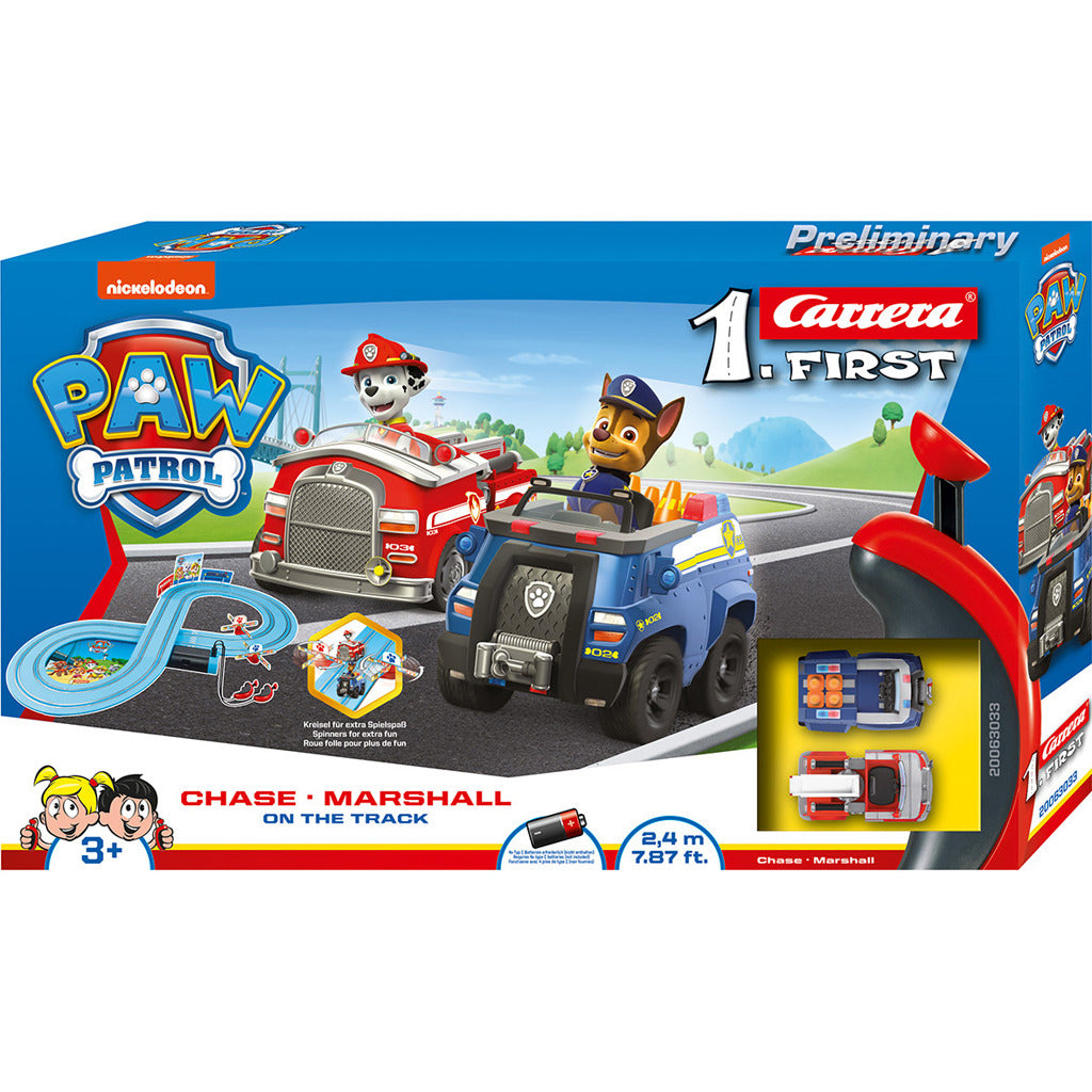 Carrera First Racebaan - Paw Patrol 'na progi'